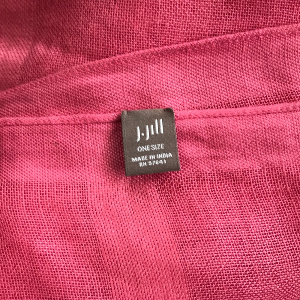 J. Jill dusty rose/pink scarf/wrap - Picture 3 of 4